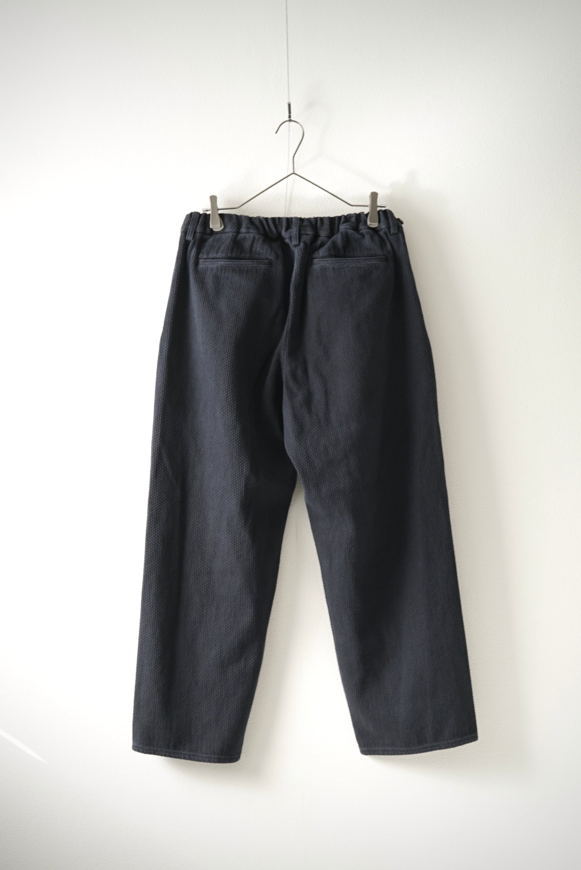 Sashiko / Side Seamless Slacks (墨+INDIGO) | C O L I N A