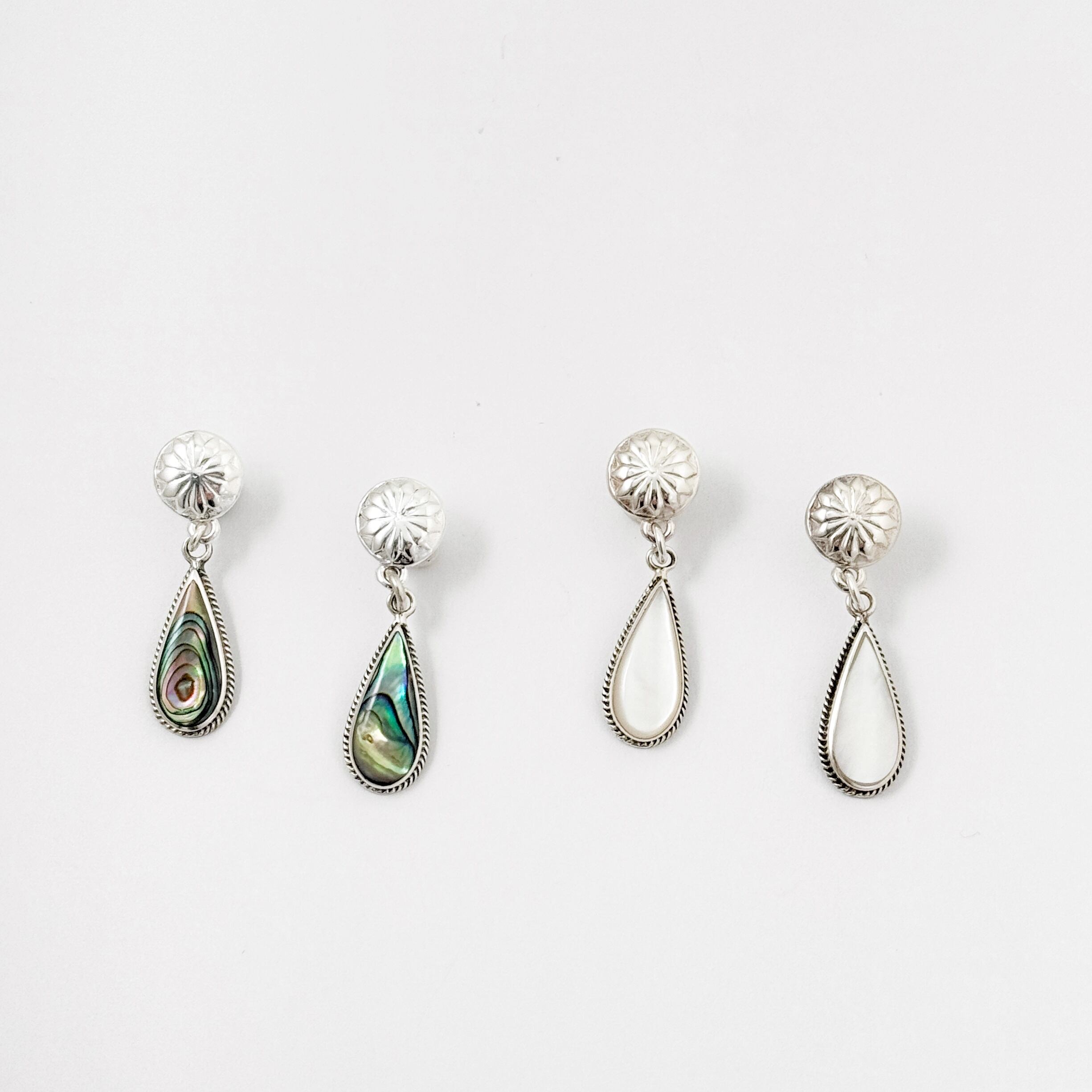 Lagoon Original 白蝶貝 / アバロン コンチョ スタッド ピアス