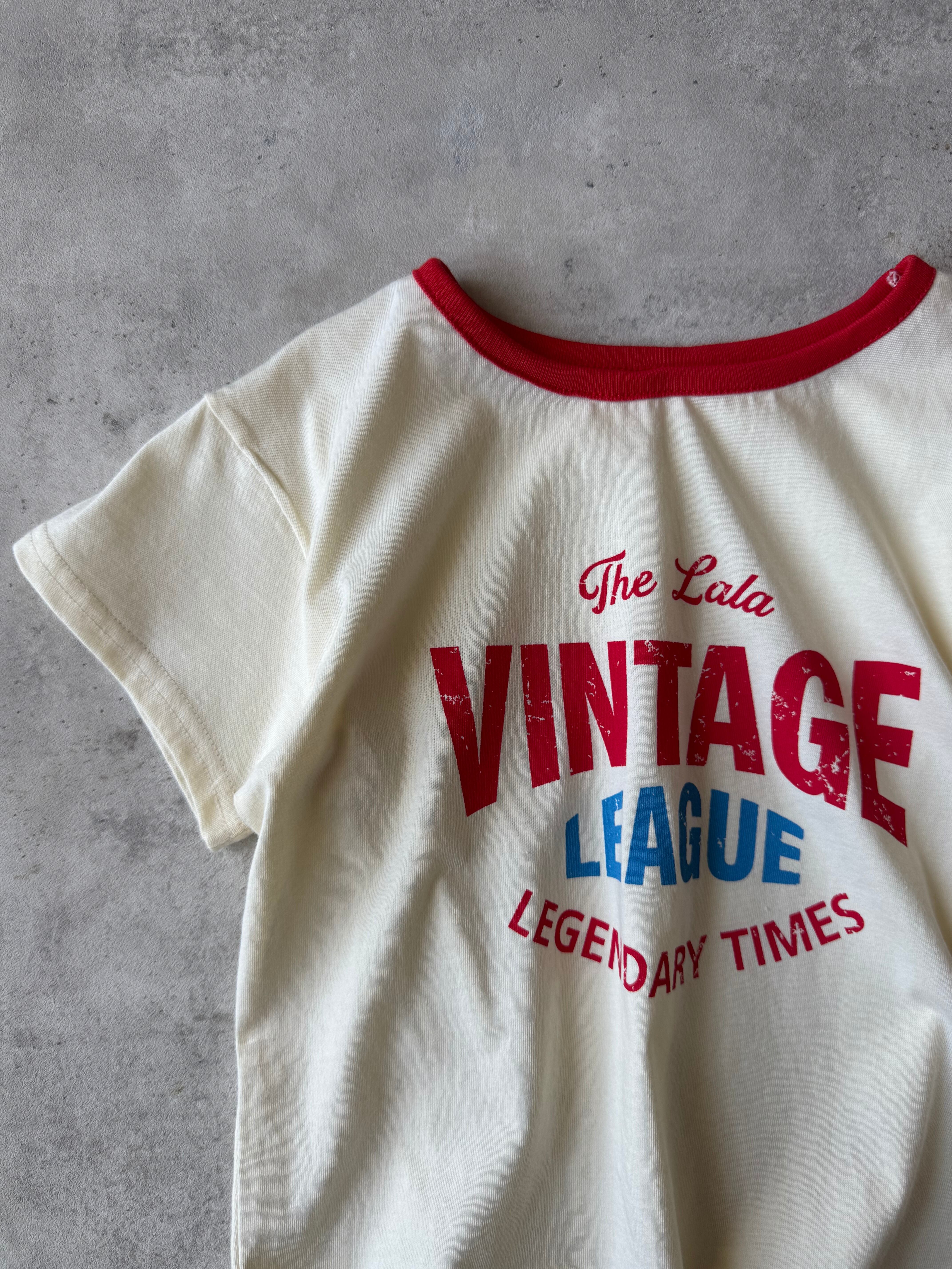 VINTAGE リンガー Tee（80〜120cm）4101