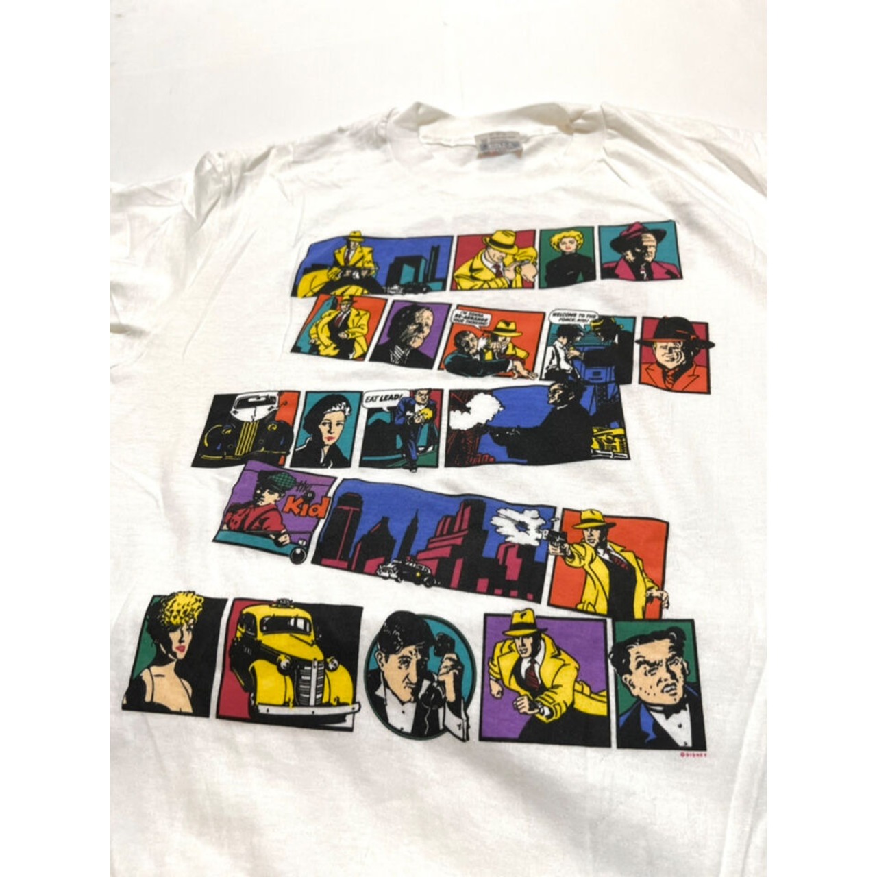 80s "DEAD STOCK" DICK TRACY Tee MADE IN USA  Size XL_1