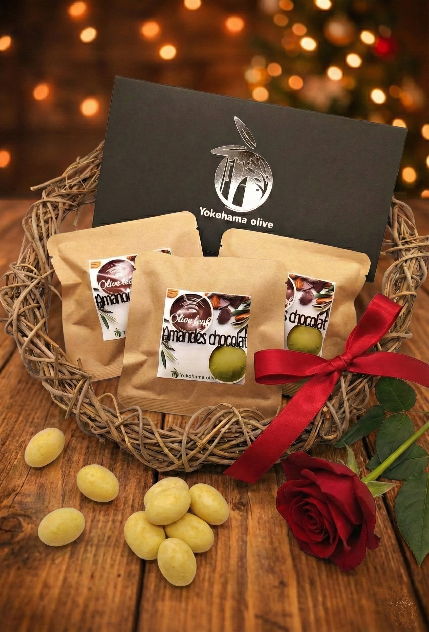 オリーブアマンドショコラ3袋セット【Happy Valentine】
