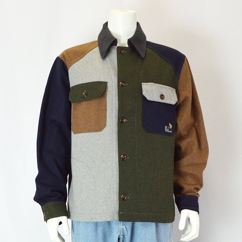 go slow caravan ゴースローキャラバン|WOOL LIKE FABRIC CPOジャケット|メンズ 3020221-165 クレイジー2