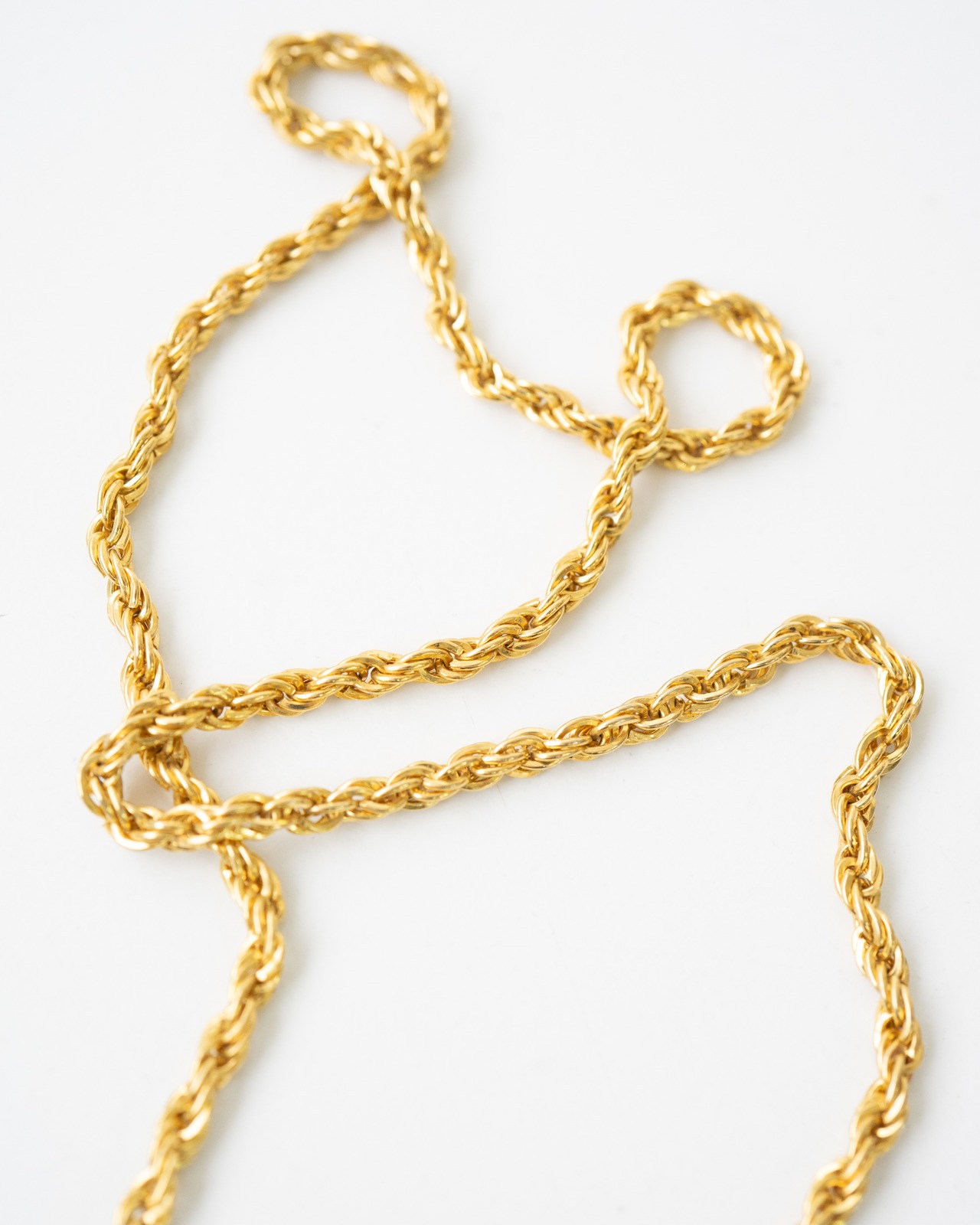 〈CHANEL〉CC Mark Rhinestone Pendant 1980s