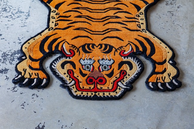 Tibetan Tiger Rug 《Sサイズ•プレミアムウール105》チベタンタイガーラグ