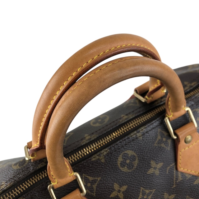 LOUIS VUITTON ルイヴィトン モノグラム ハンドバッグ ブラウン PVC レザー スピーディ30 M41108 ボストン vintage ヴィンテージ オールド 5ah28h