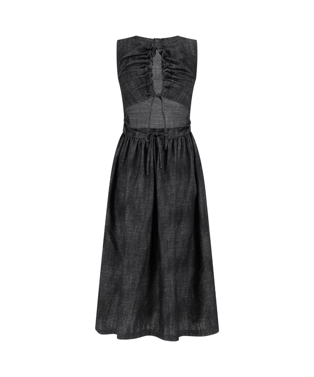 【韓国 COYSEIO】DRAPING DRESS BLACK COYSEIO] ROUND CUT OUT DRESS BLACK 正規品 韓国ブランド 韓国通販