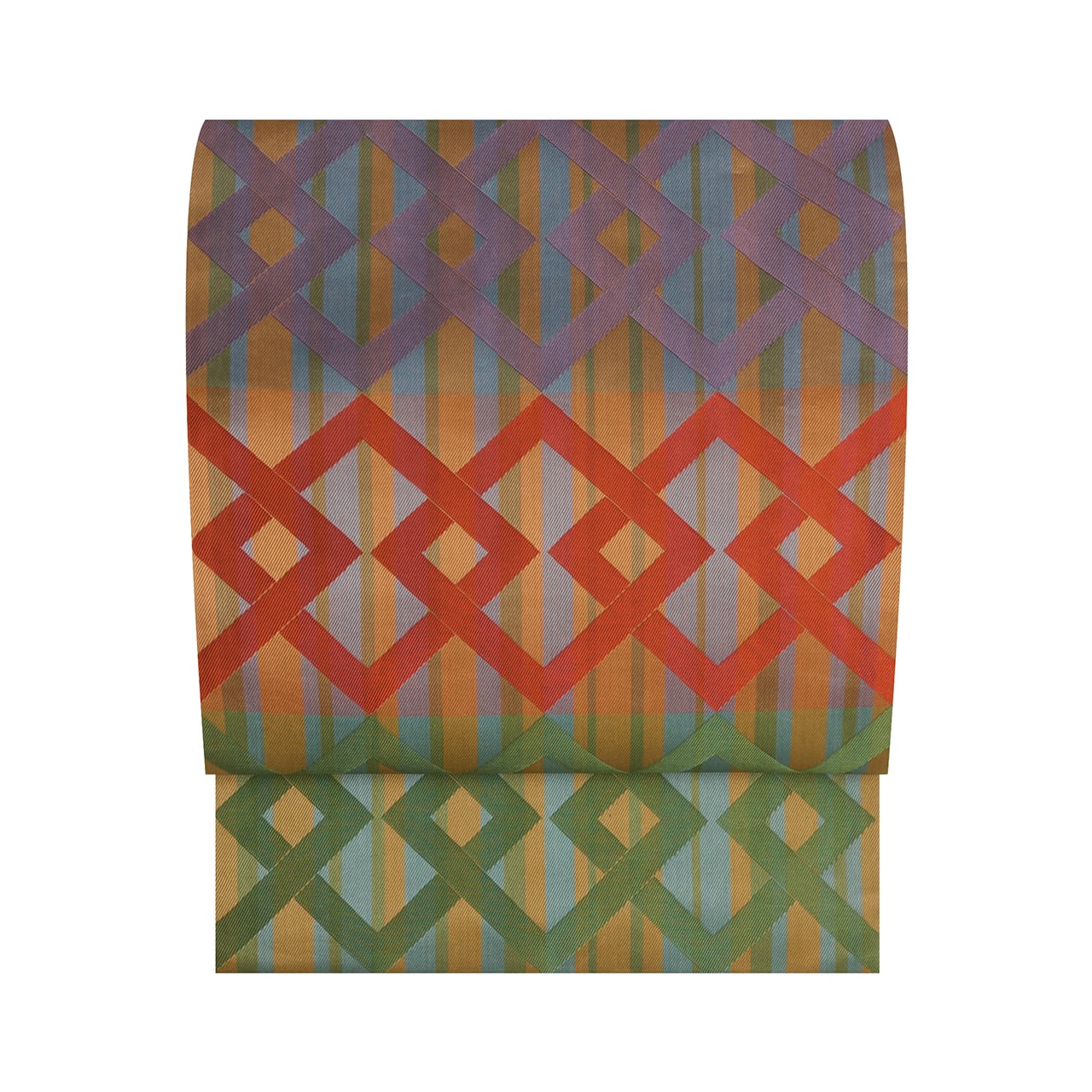 えり善扱 乱菊の模様 手描 金彩 開名古屋帯【中古】 | かわの屋