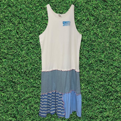 再構築ピンクメロータンクトップワンピース