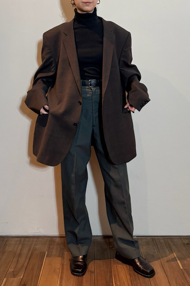 Carlo Goggioni モカウールジャケット