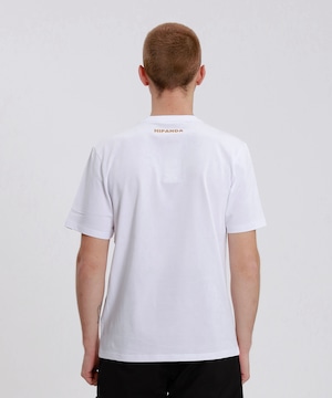 送料無料 【HIPANDA ハイパンダ】メンズ Tシャツ MEN'S  GOLD PRINT SHORT SLEEVED T-SHIRT / WHITE・BLACK