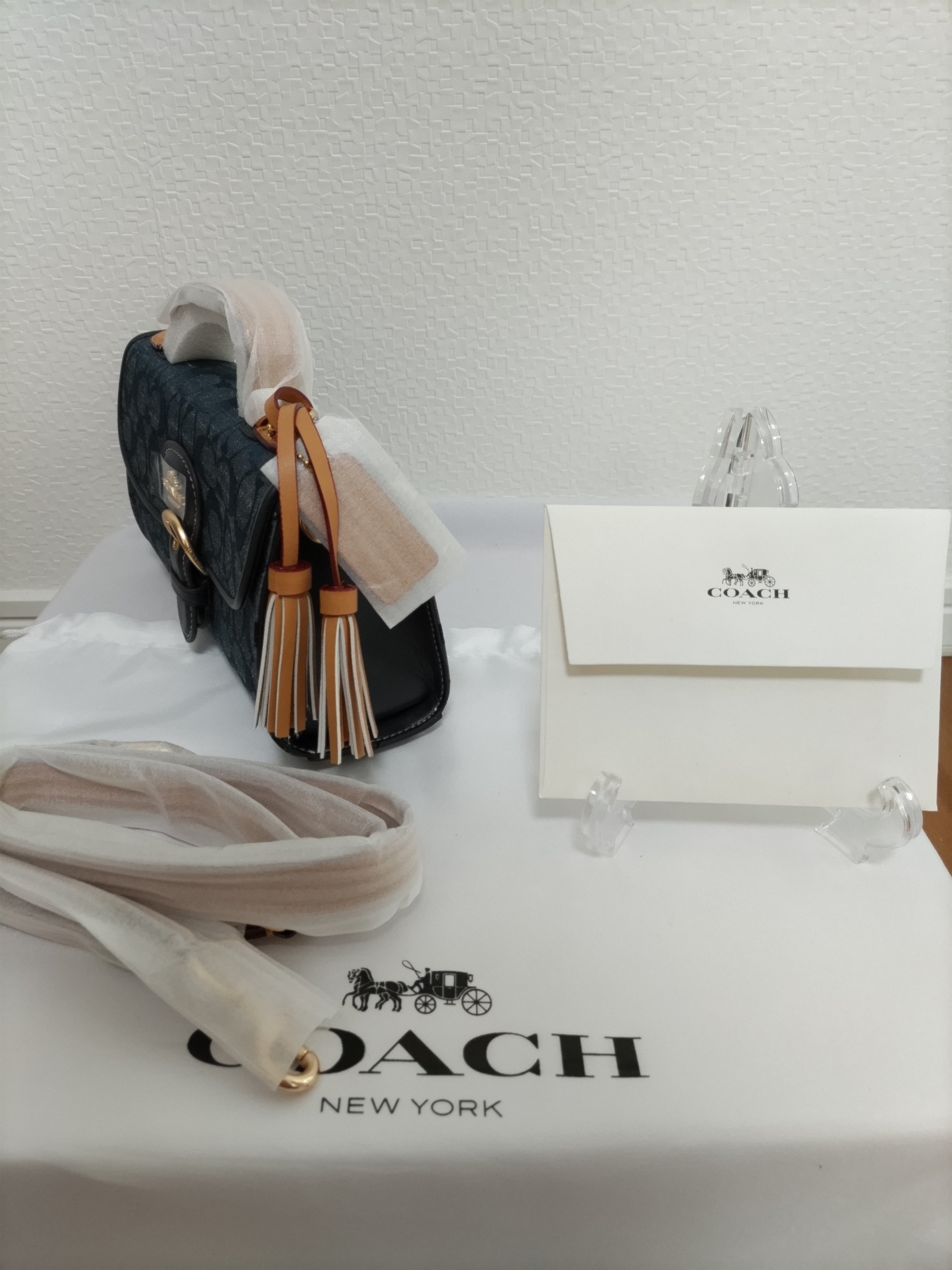 COACH コーチ 2WAY ショルダーバッグ ハンドバッグ デニム | ebisuya.