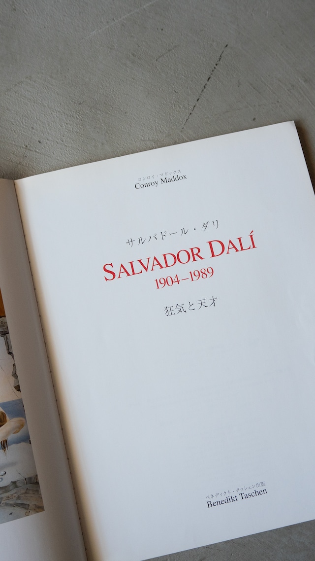 "Salvador Dalí" vintage Art book