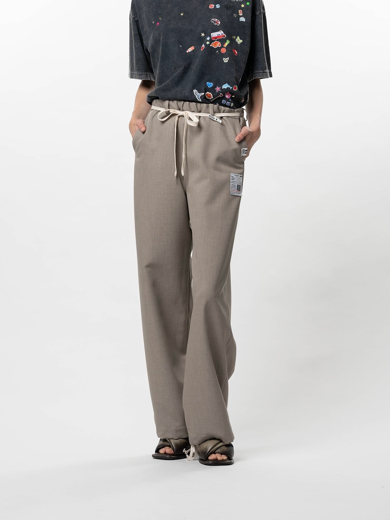 26SS】Maison MIHARA YASUHIRO ミハラヤスヒロ / Wool Like Easy Pants
