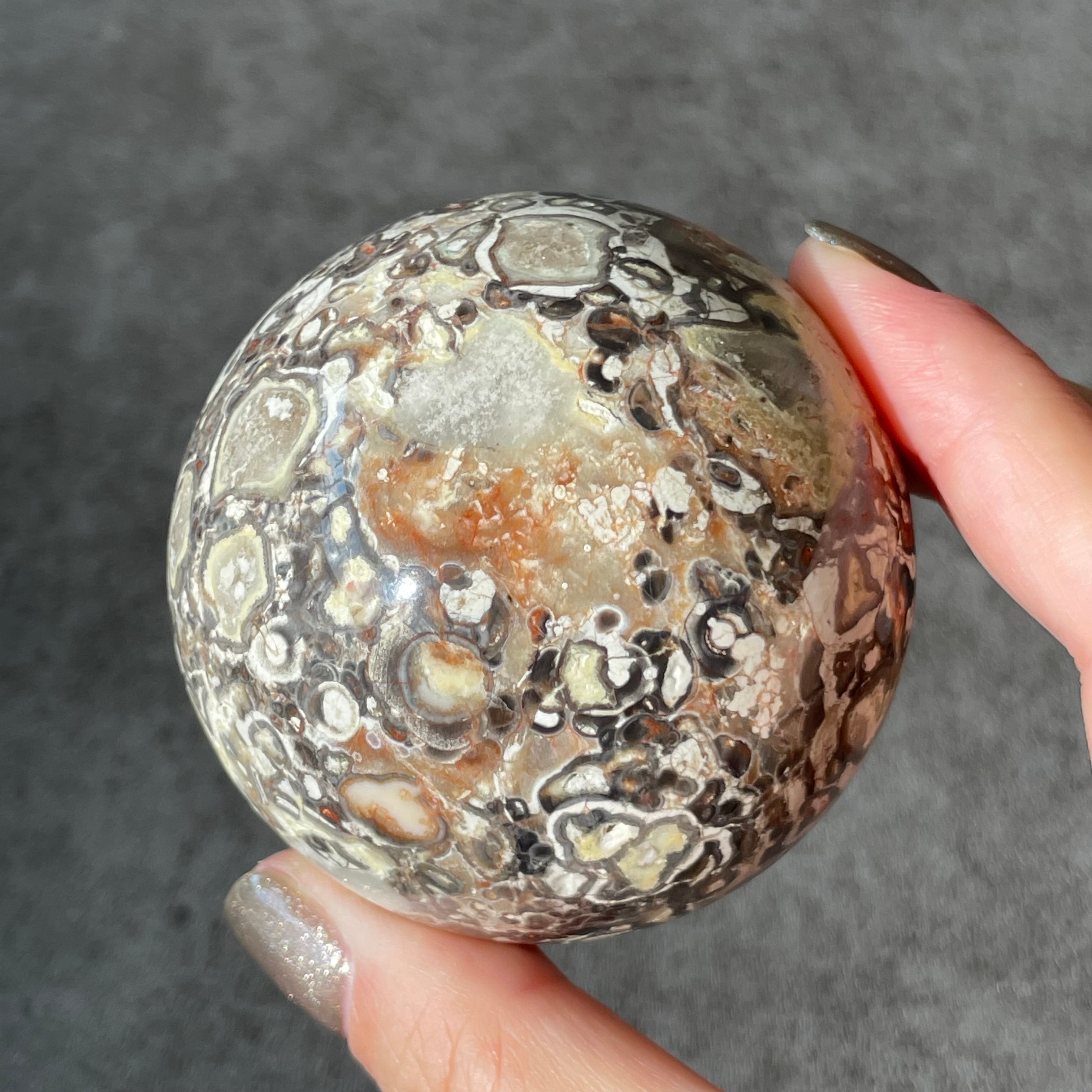 金脈を宿す マネーアゲートスフィア Money Agate マネーアゲート|Sphere スフィア|天然石 パワーストーン