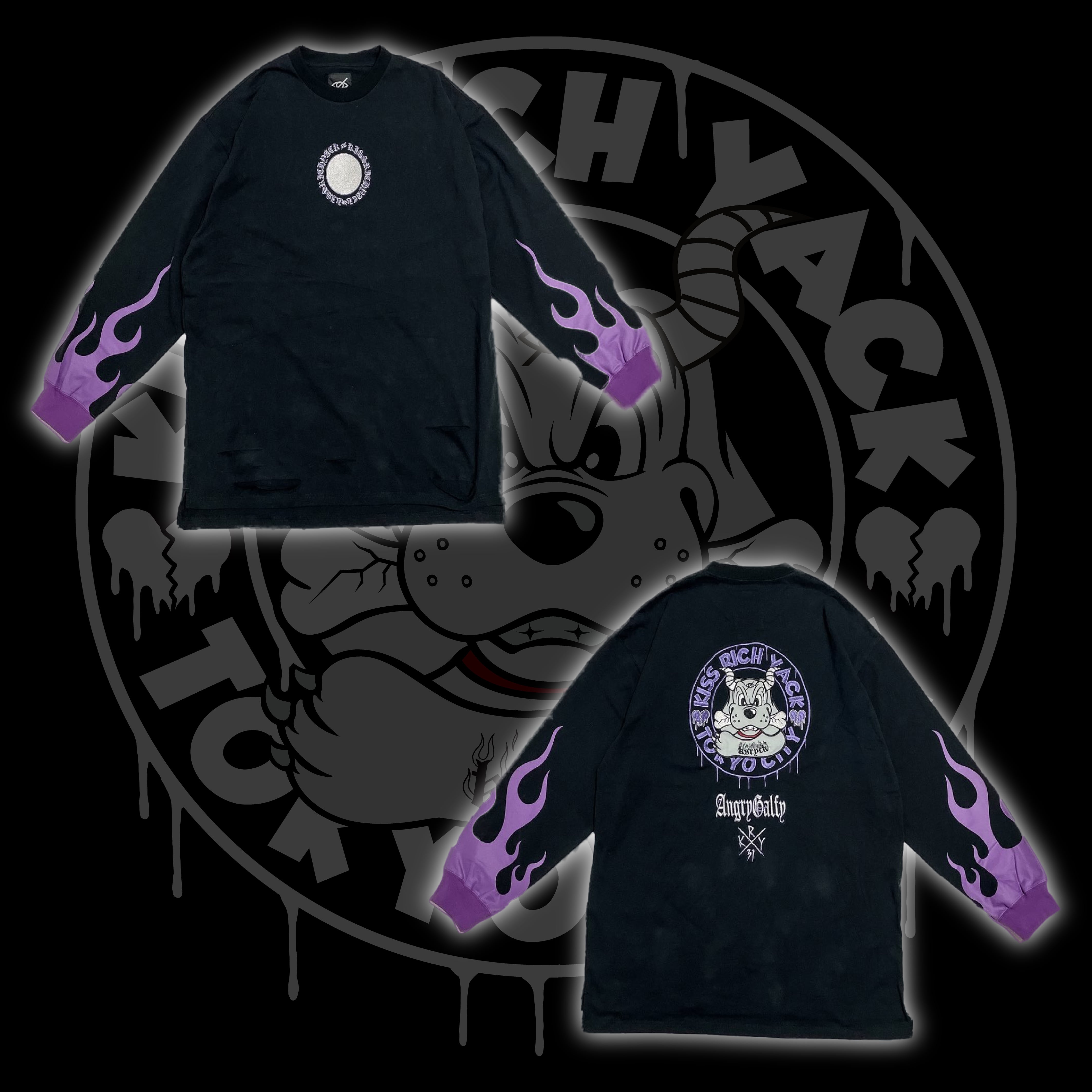 即納】「炎上ダメージロンT」 | KRY clothing