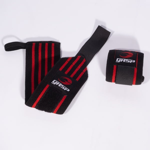 受注輸入】 Hardcore Wrist Wraps Black/Grey | Fitness Gear Online