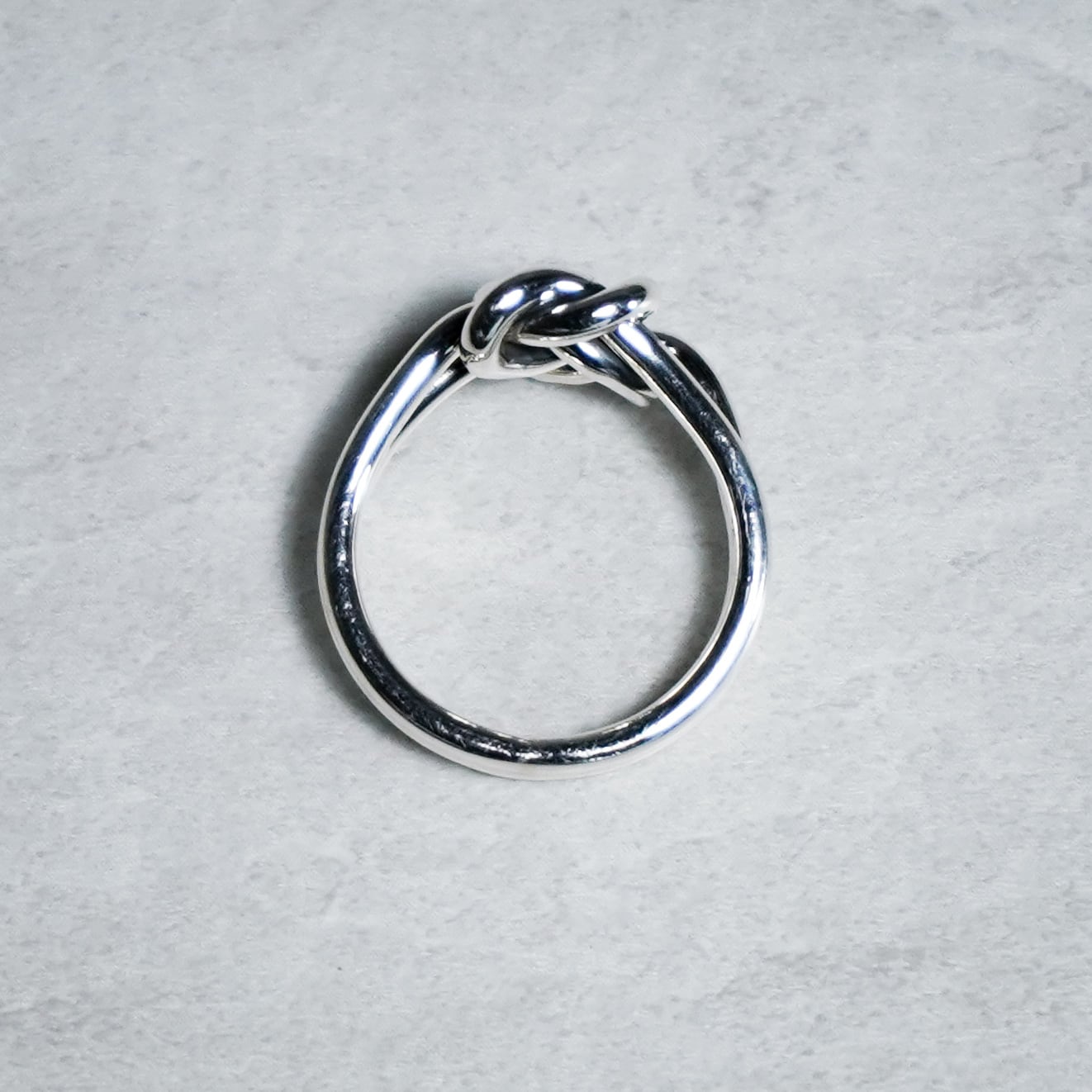 British Vintage Silver Knot Motif Ring イギリス ヴィンテージ