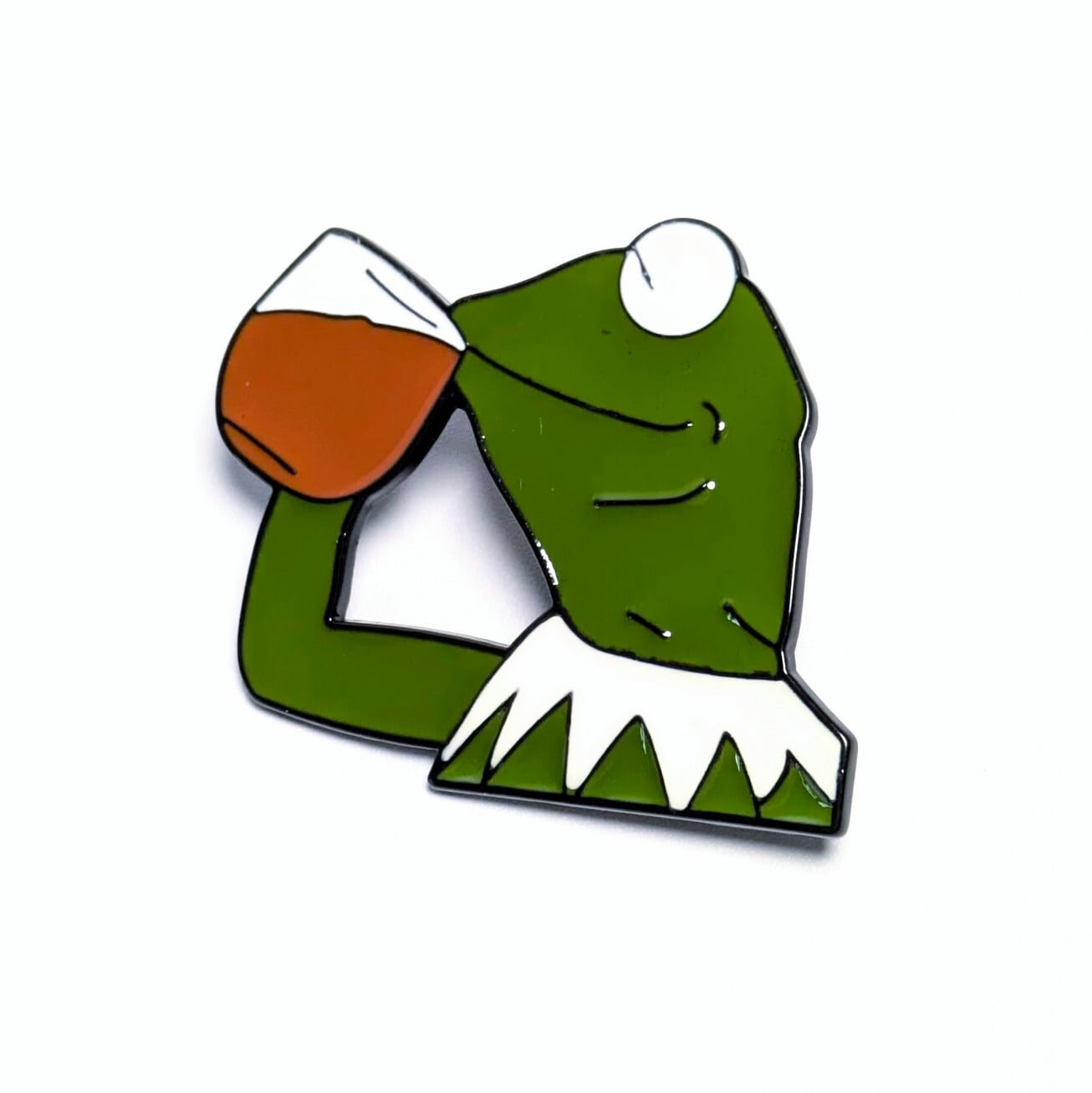 送料無料！ ★ピンズ PINS★ピンバッジ 【 カーミット（ Kermit the Frog ）セサミストリート / マペット・ショー 】 〚アメリカン雑貨 アメトイ〛