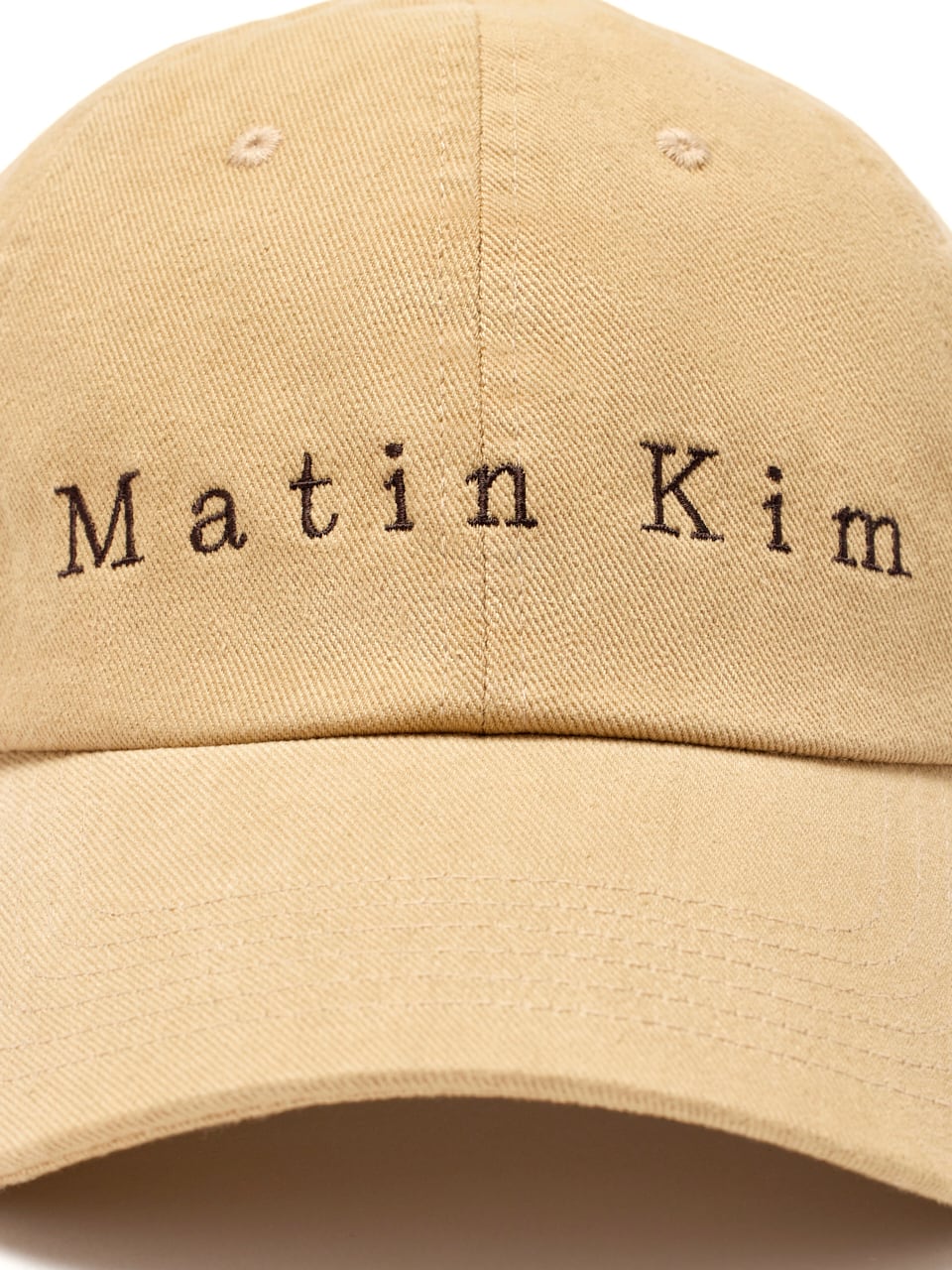 Matin Kim] MATIN COTTON WASHED BALL CAP IN BEIGE 正規品 韓国