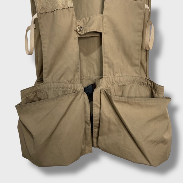 80s エルエルビーン ハンティングベスト アウトドア スエード ベージュ L