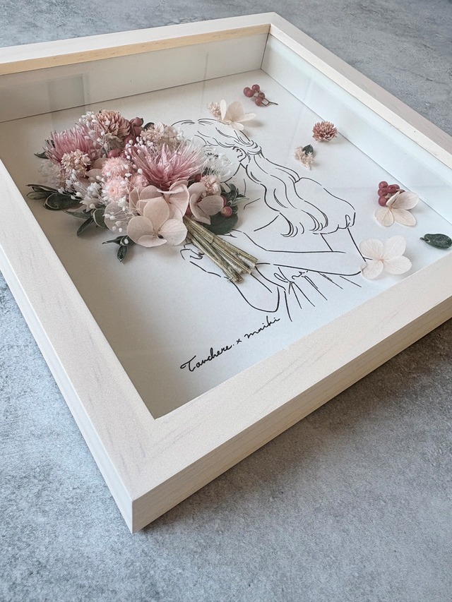 【Touchere×maiki】選べるカラー『花束』Mサイズフレーム