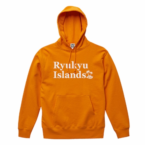 Ryukyu Islands Logo pullover Parker 10.0oz【orange】A