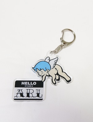 ANGEL MISCHIEF ACRYL KEYHOLDER