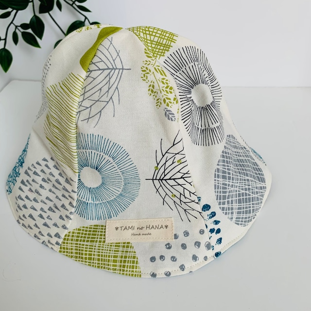 reversible tulip hat『北欧white』