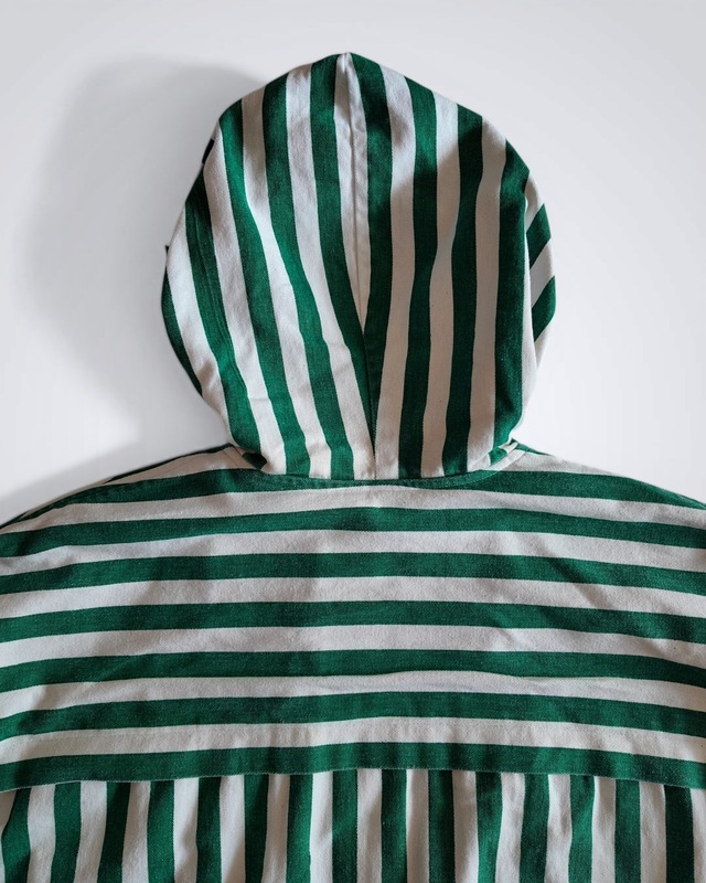 1980s~ LIVE IN COLOR COTTON STRIPE FULLZIP PARKA