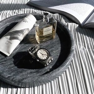 天然大理石ラウンドトレイ | chouette TOKYO