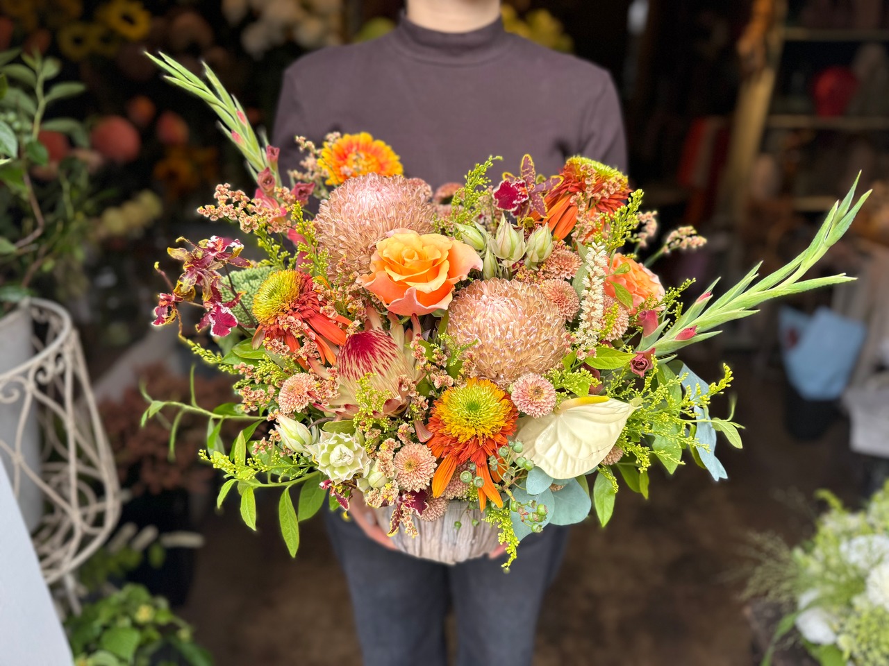 【 オーダーメイド 】季節のアレンジメント　Lサイズ