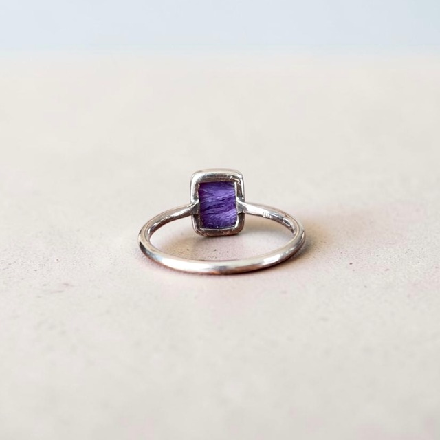 charoite ring 【silver】＜16号＞　※1点のみ