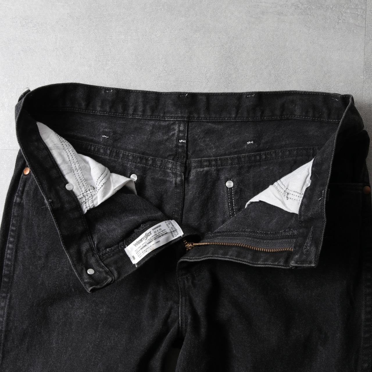 [33×32] 1990's~ Wrangler Black Denim pants 