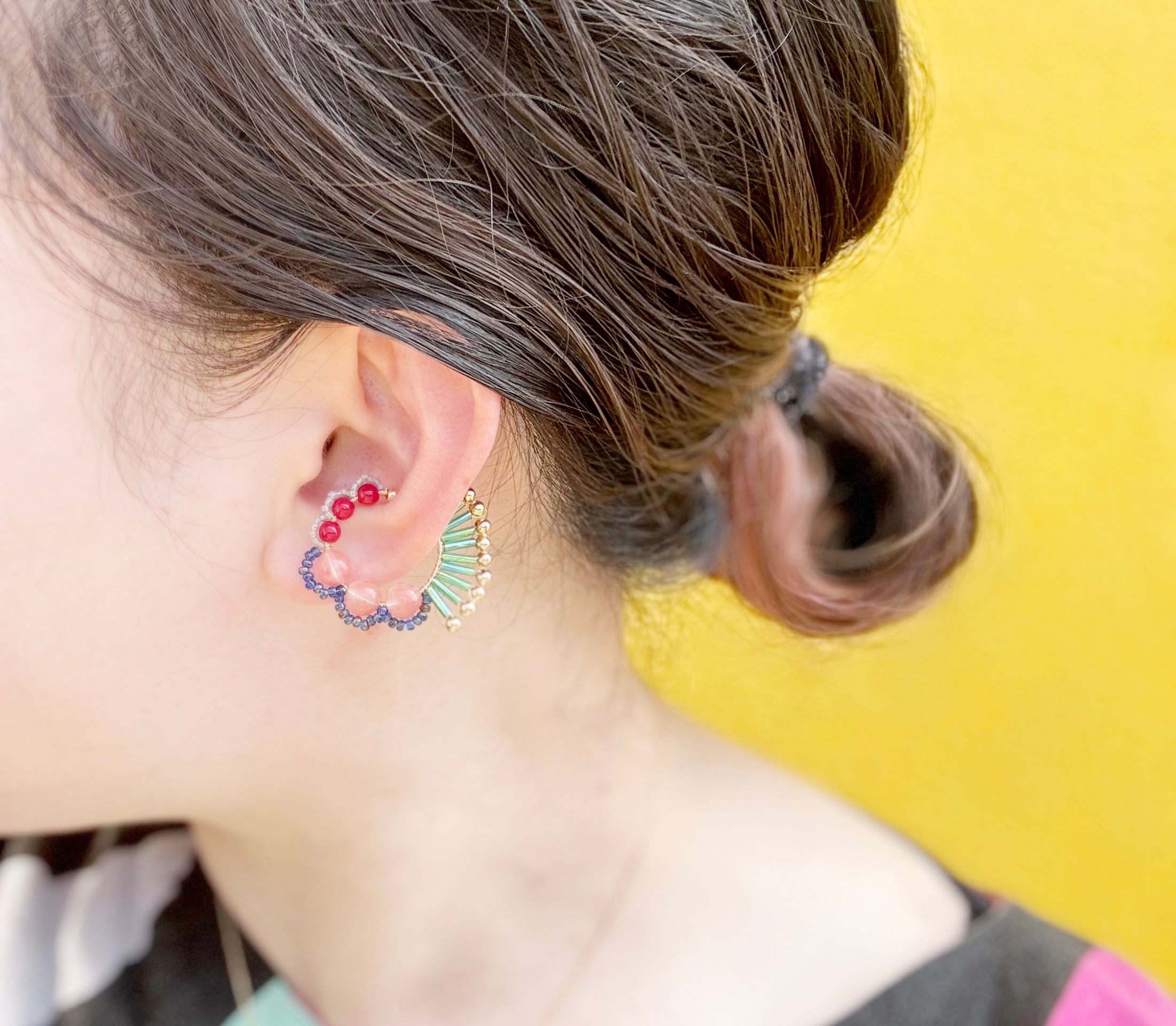 ＜Rollo～イロヅクビジュー～＞イヤーカフ『 ハミングバード/hummingbird 』<N>