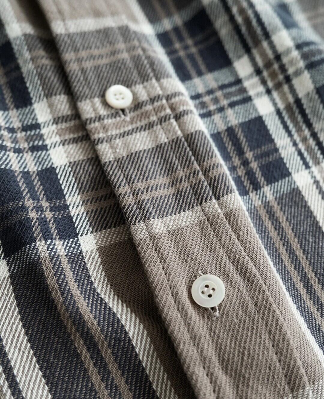 WASEW CHECK ONE SHIRT (GRAND NAVY) | BOW & ARROW WEB STORE