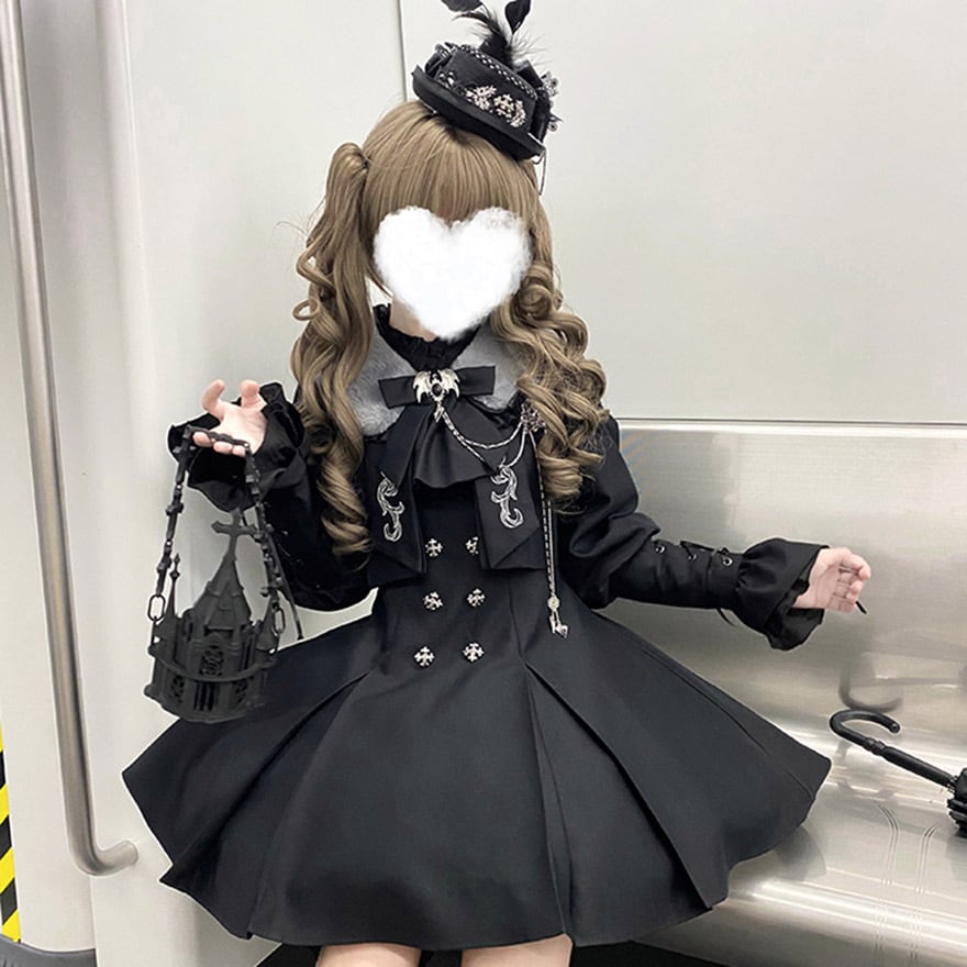 予約商品 ゴスロリ 暗夜執事 ジャンパースカート ALICEGIRL ダーク