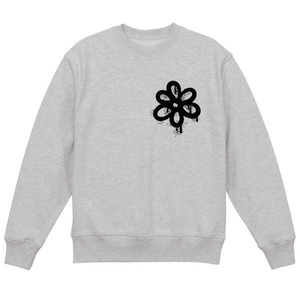 CODENAME by demily「"SPRAY FLOWER" Crew Black/Ash Gray」