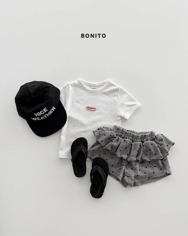 【即納】BONITO / mini heart frill shorts