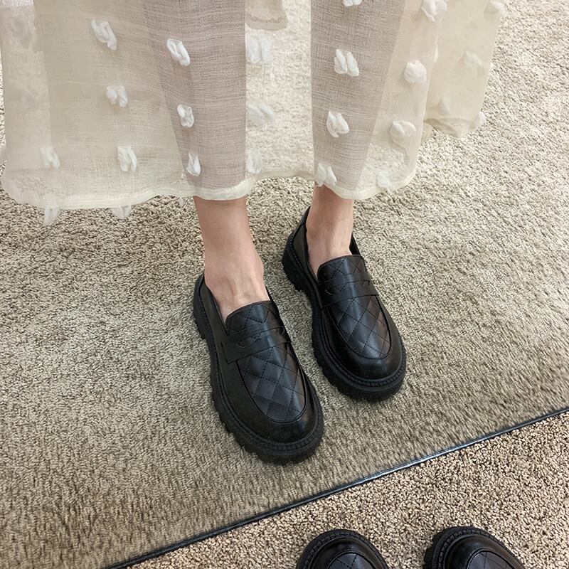 スタイルレザーレッドカジュアルスタンダード 靴 シューズ レトロ ローファー フェイクシューズ40685025425