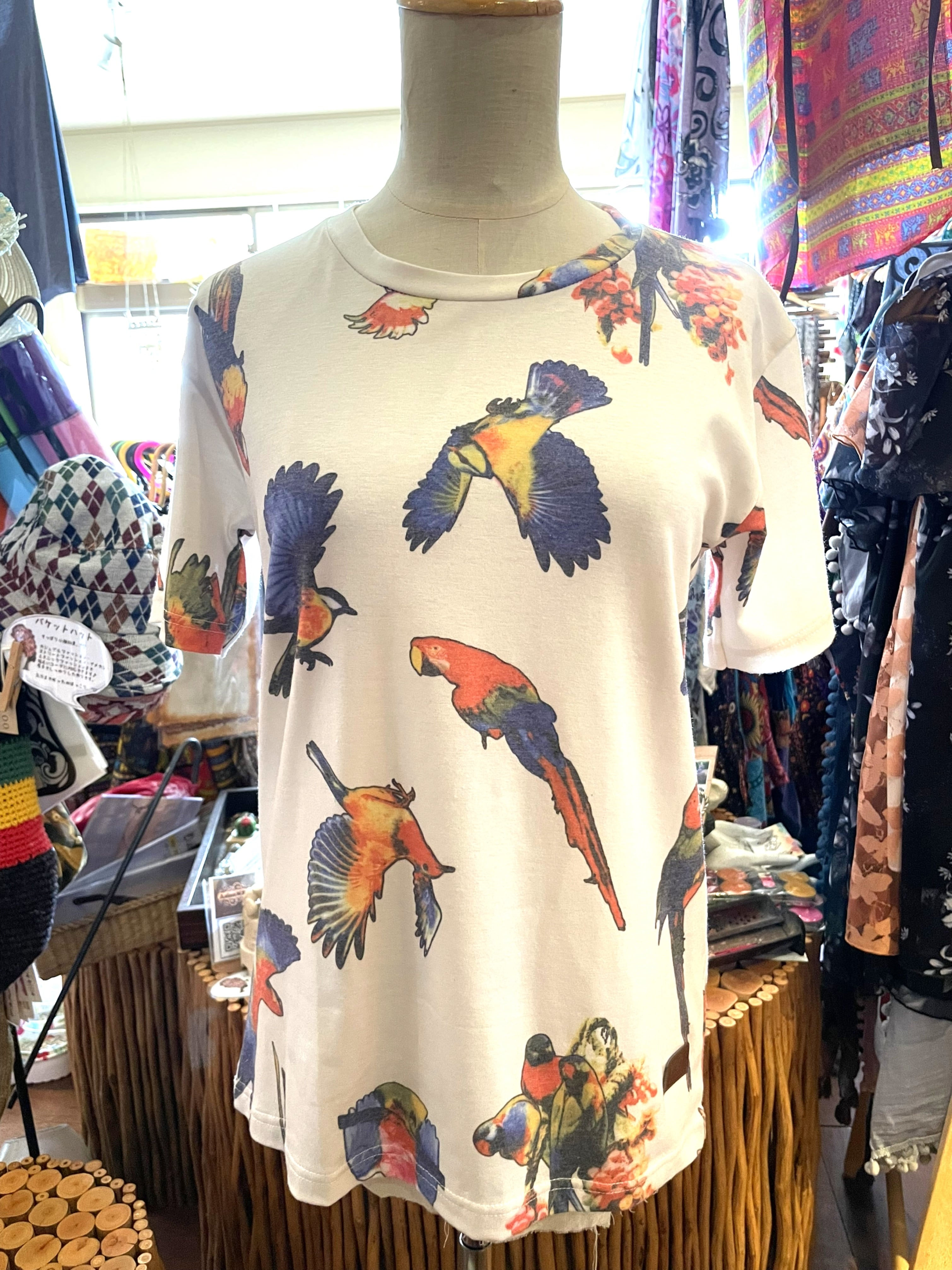 Tシャツ メンズTシャツ レディース おしゃれTシャツ 鳥柄 Tシャツ 柄 Tシャツ メンズTシャツ レディース おしゃれTシャツ 鳥柄 Tシャツ 柄