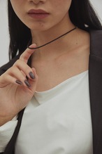 DU125920  Black Stone Necklace