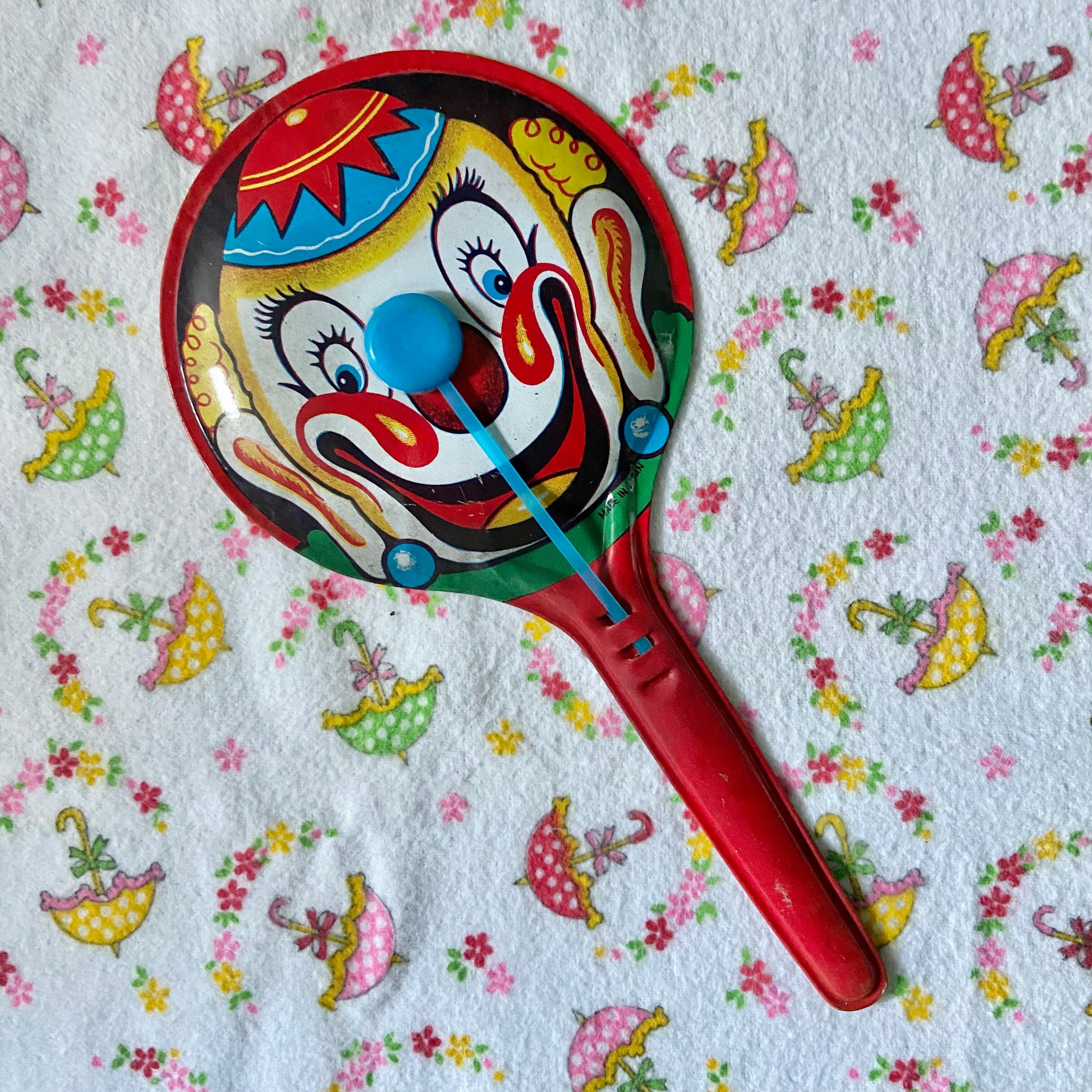 昭和レトロ☆ブリキ☆日本製☆ピエロのでんでん太鼓 | ケダマヤ商店