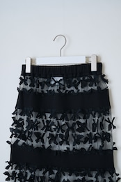 Ribbon tulle skirt