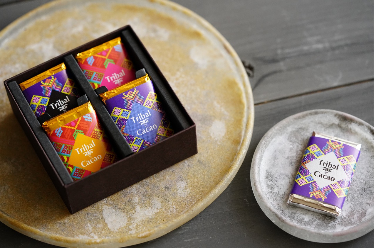 ミニチョコレートセット 4種類(箱付き) | トライバルカカオ