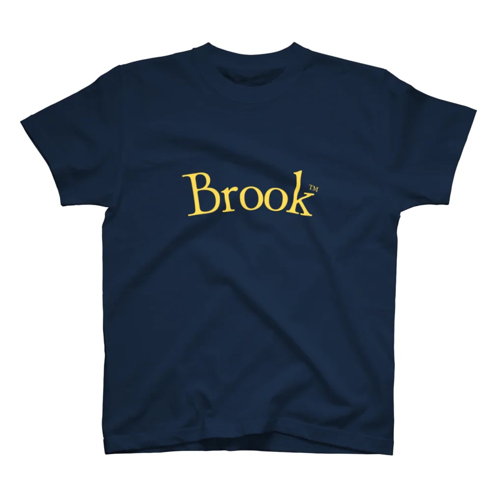 Navy)Brook Logo Yellow S/S Tee