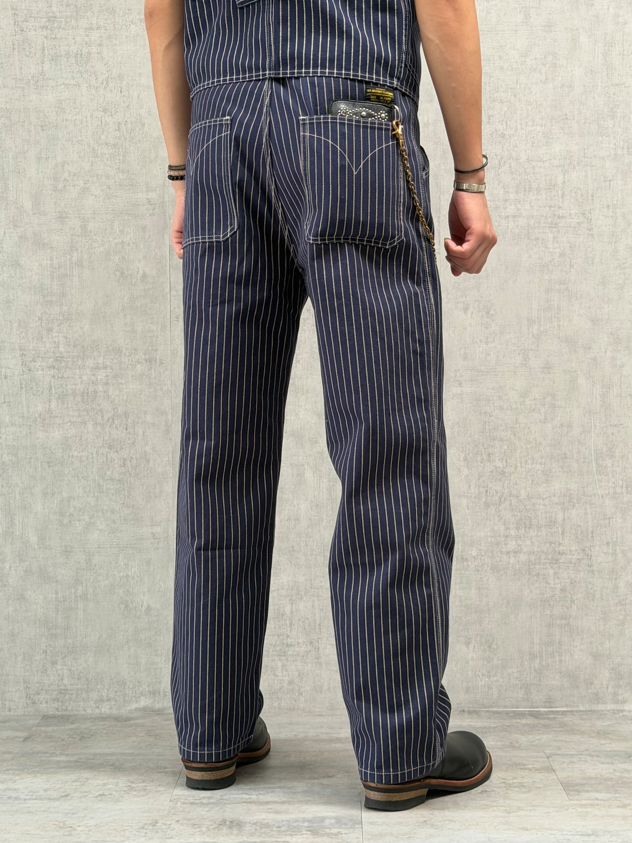 Classic Wabash Stripe Straight Pants