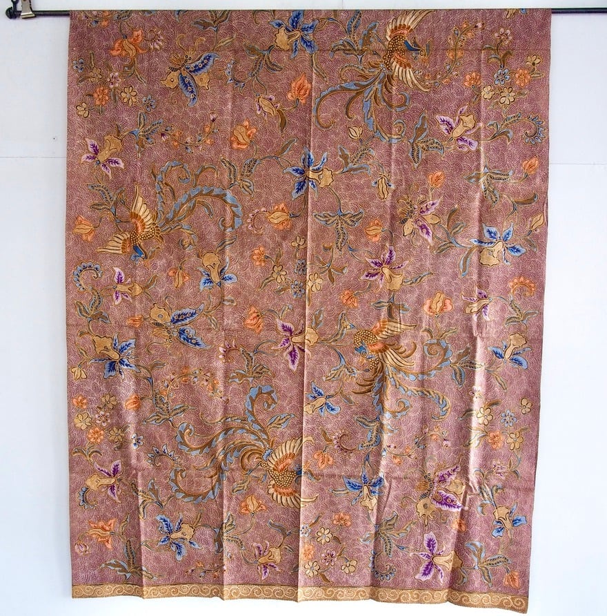 INDONESIA - VINTAGE COTTON BATIK SALOON/ D