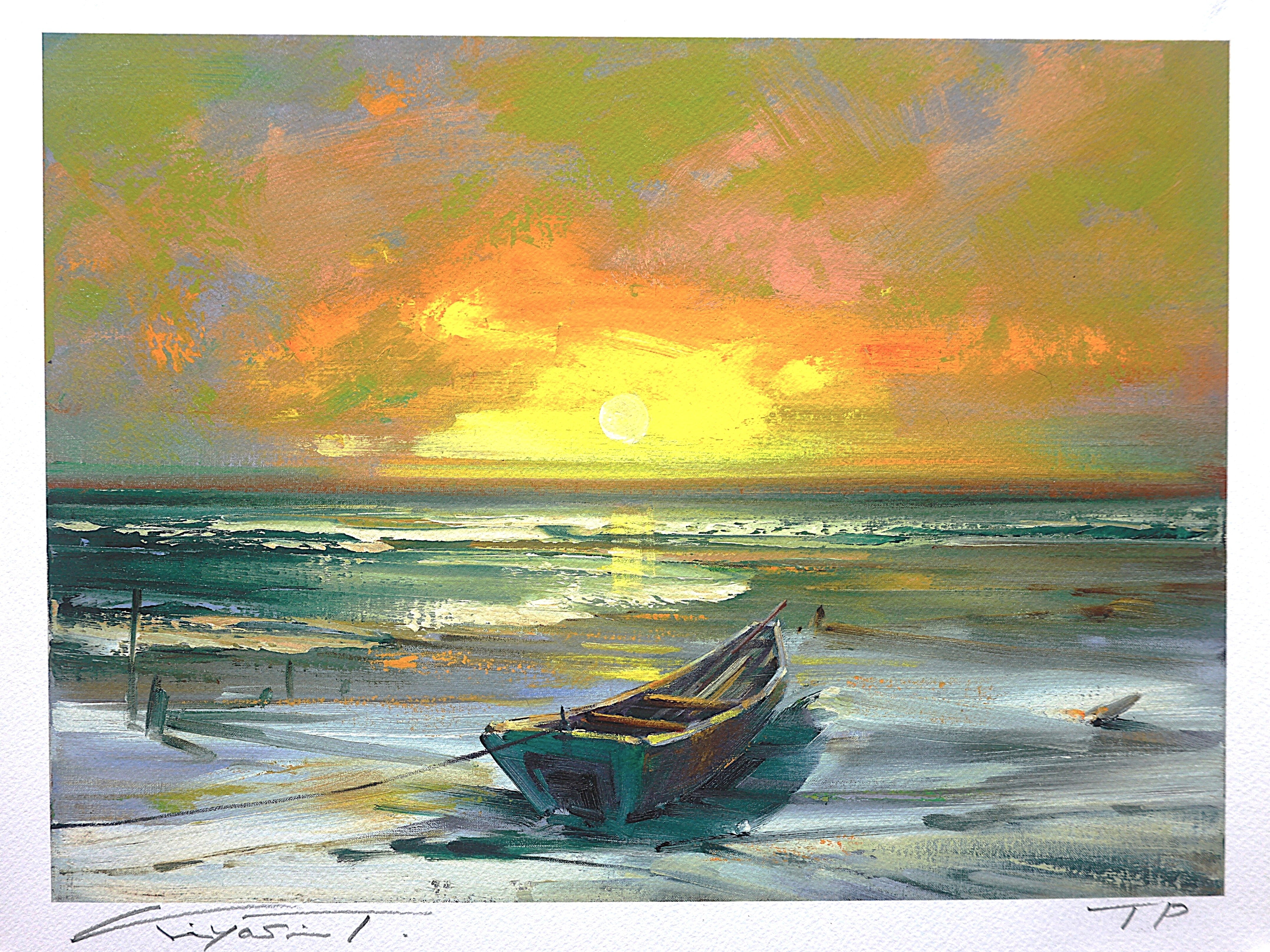 かごの山ゆり 「ジクレー版画」 -Mountain lilies in the basket