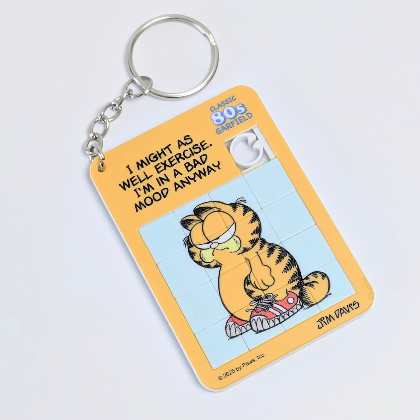 【 Garfield ( ガーフィールド ) 】AMERICAN CHARACTER PUZZLE KEYRING ( パズルキーリング ) / キーホルダー〚アメリカン雑貨 アメトイ〛