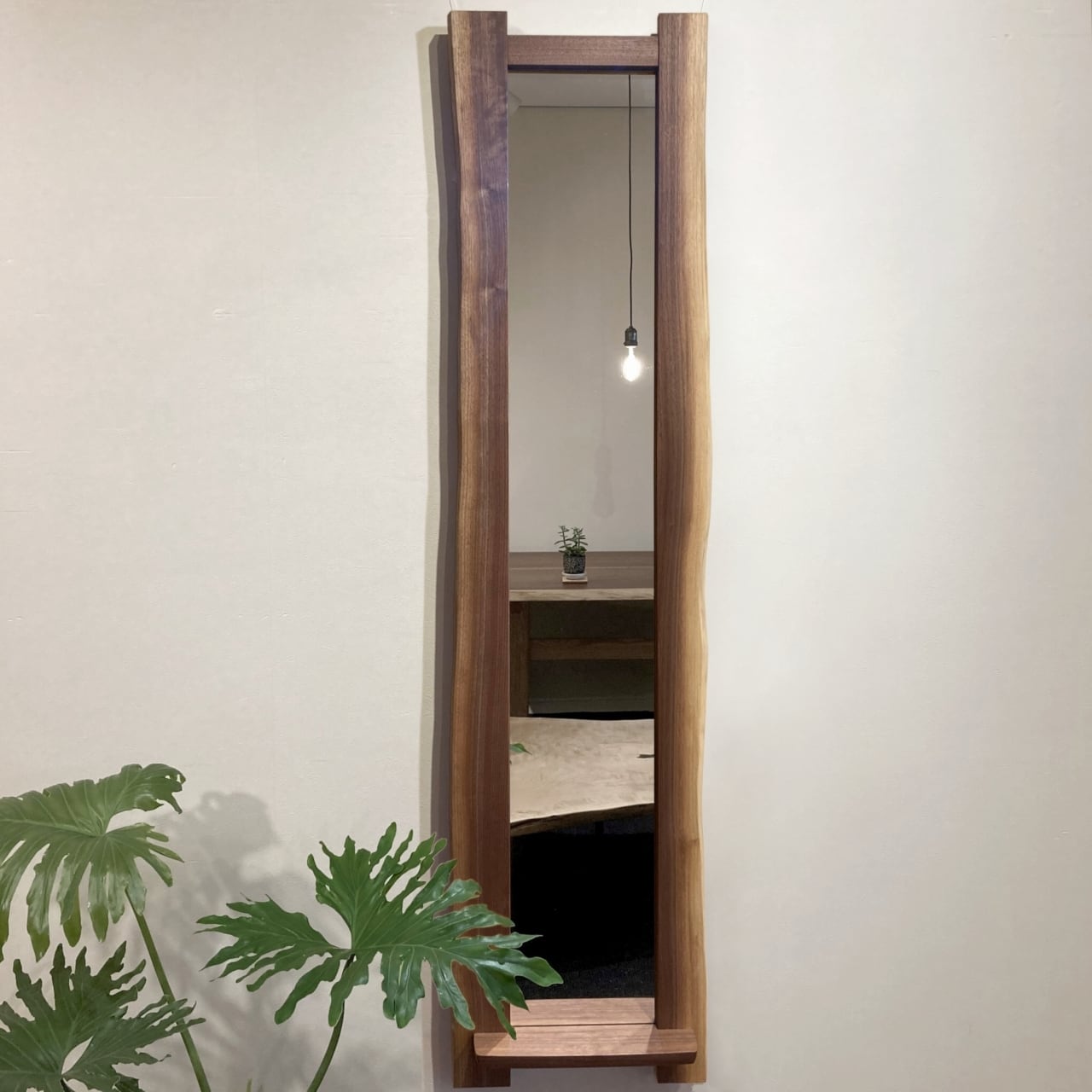 飾り棚付鏡（大） | 飛騨高山 家具工房雉子舎オンラインショップ